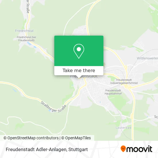 Карта Freudenstadt Adler-Anlagen