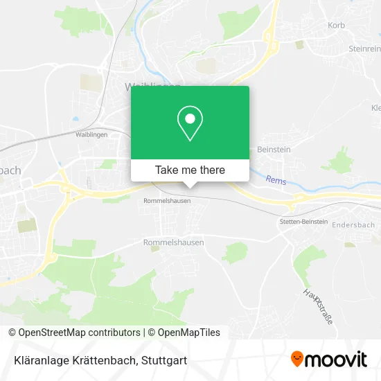 Карта Kläranlage Krättenbach
