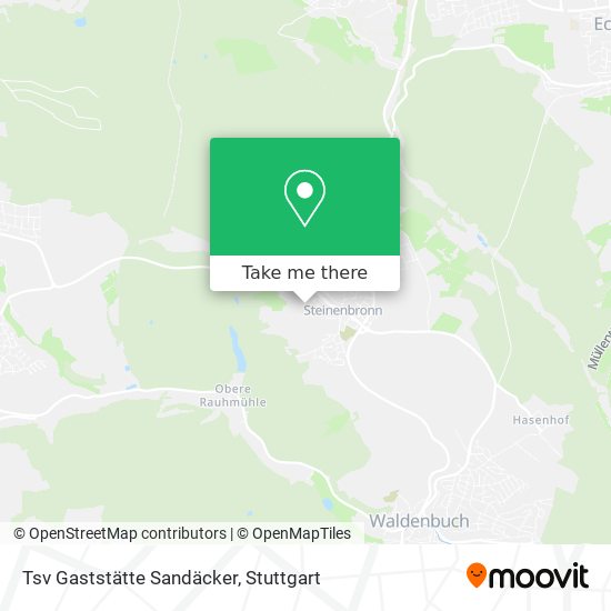 Tsv Gaststätte Sandäcker map