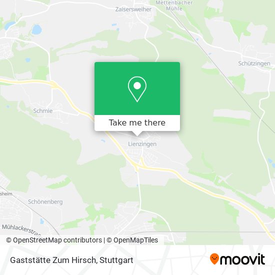Gaststätte Zum Hirsch map