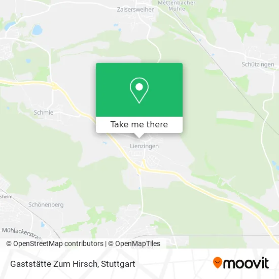 Карта Gaststätte Zum Hirsch