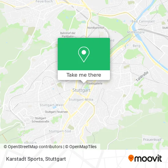 Карта Karstadt Sports