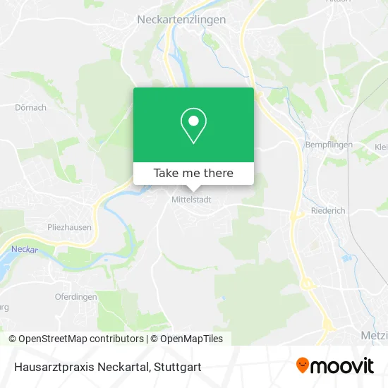 Карта Hausarztpraxis Neckartal