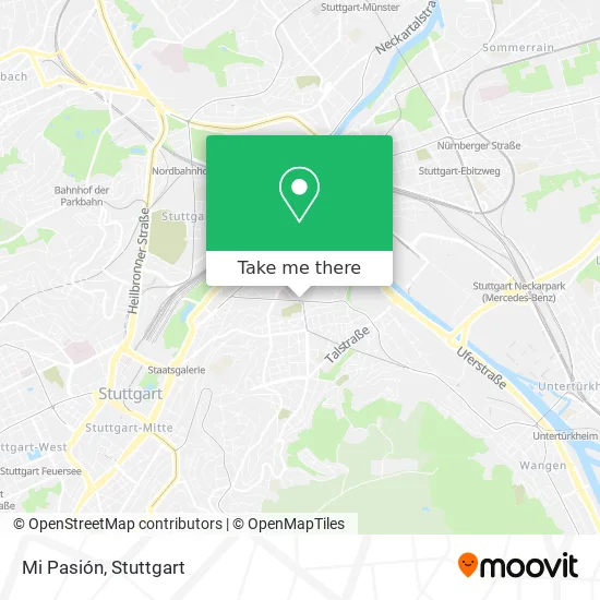 Карта Mi Pasión