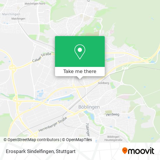 Erospark Sindelfingen map