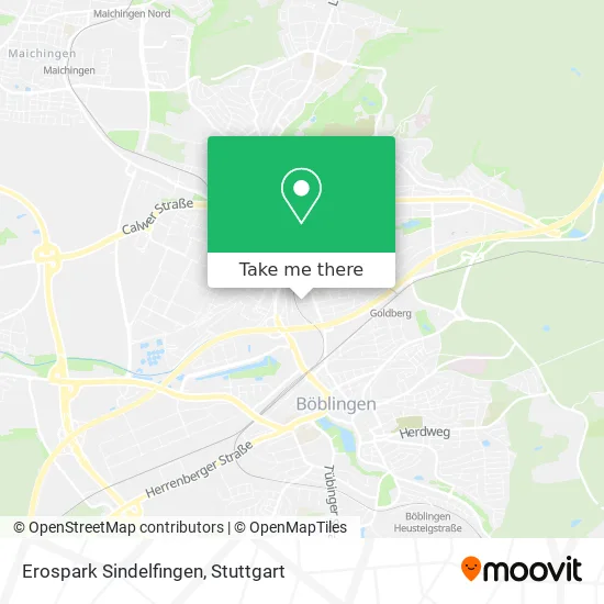 Карта Erospark Sindelfingen