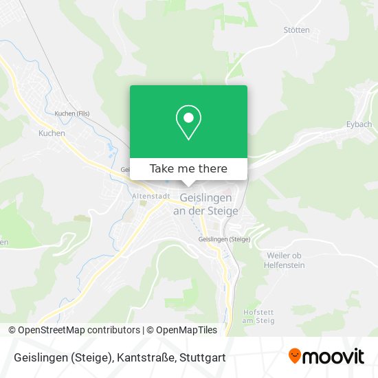 Geislingen (Steige), Kantstraße map