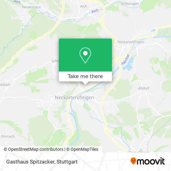 Gasthaus Spitzacker map