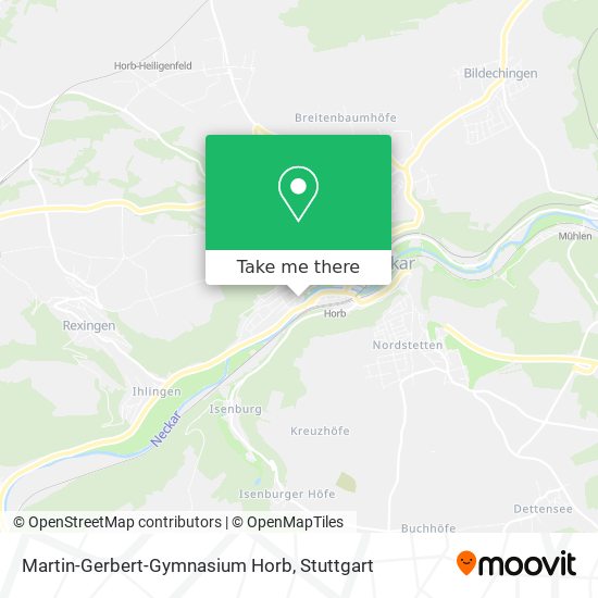 Martin-Gerbert-Gymnasium Horb map