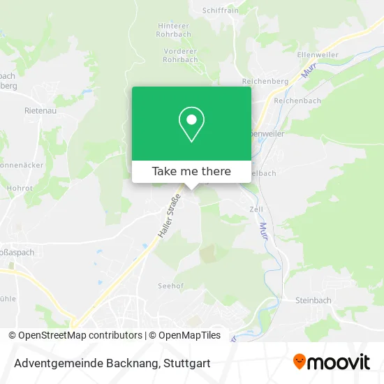 Карта Adventgemeinde Backnang