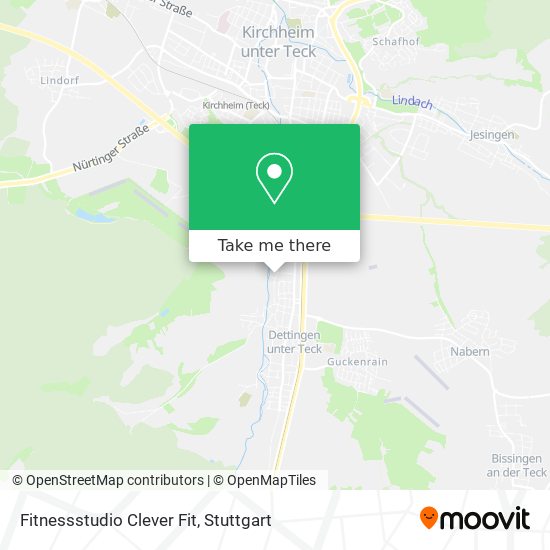 Fitnessstudio Clever Fit map