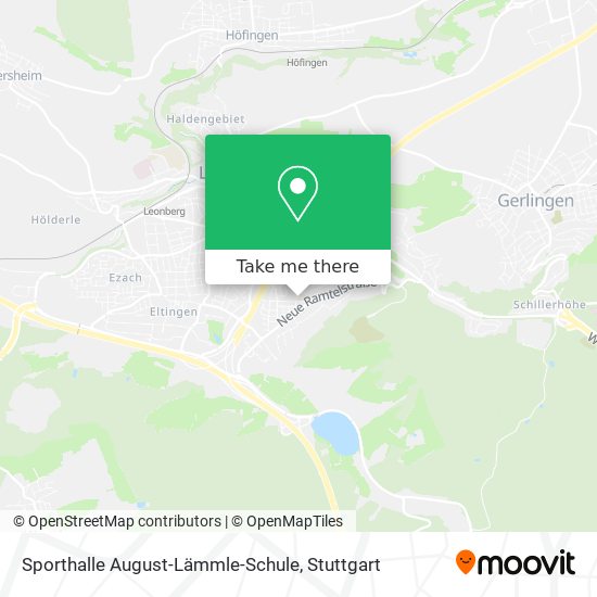 Sporthalle August-Lämmle-Schule map