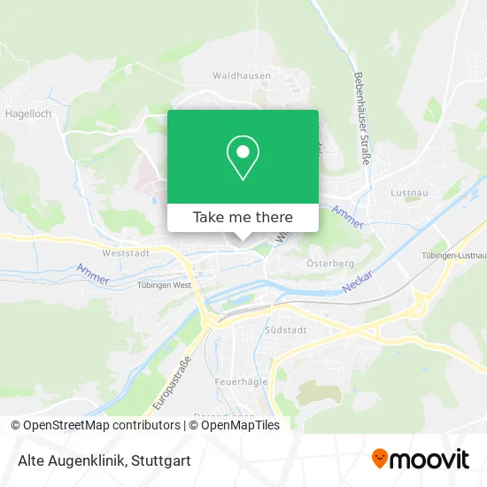 Карта Alte Augenklinik