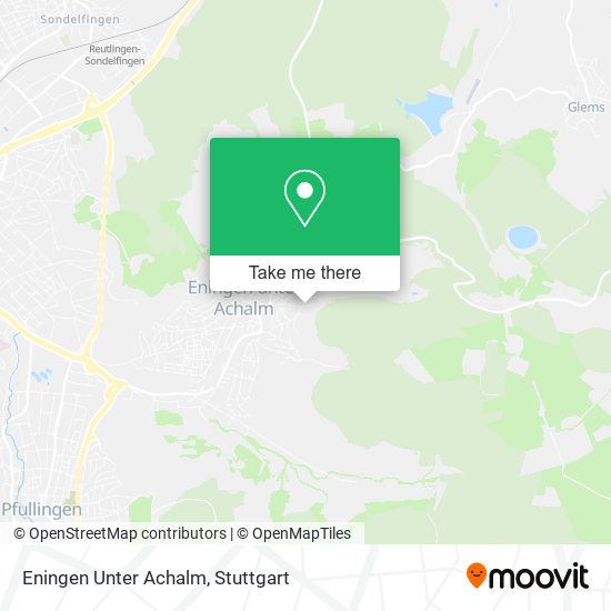 Eningen Unter Achalm map