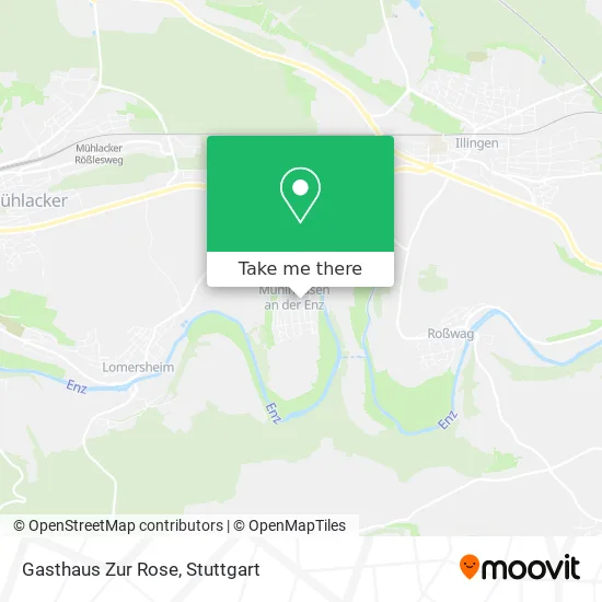 Карта Gasthaus Zur Rose