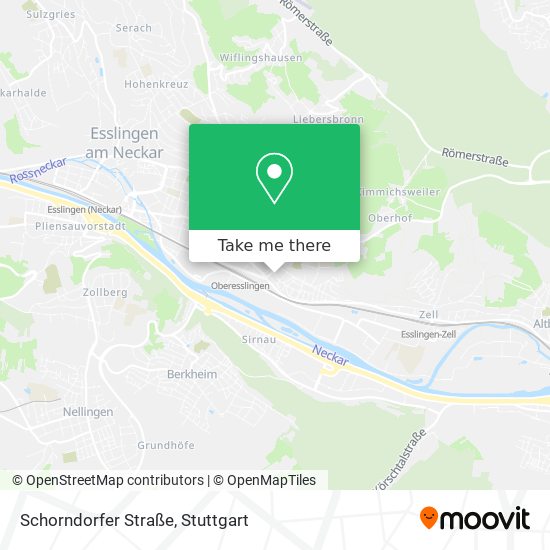 Schorndorfer Straße map