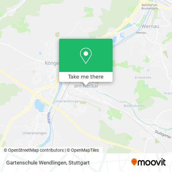 Gartenschule Wendlingen map