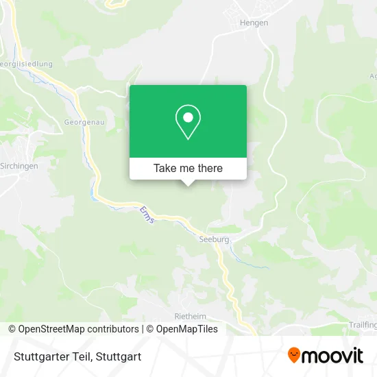 Карта Stuttgarter Teil