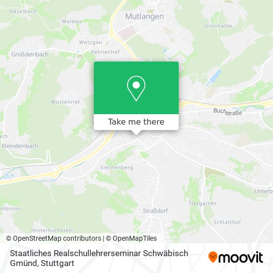 Карта Staatliches Realschullehrerseminar Schwäbisch Gmünd