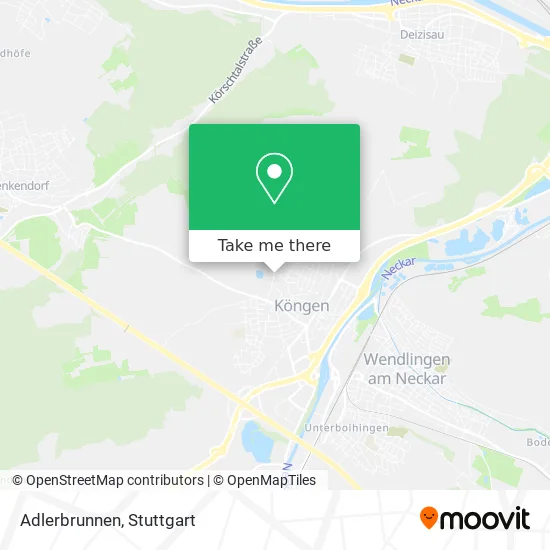 Карта Adlerbrunnen