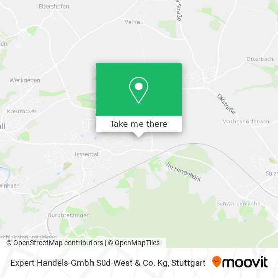 Expert Handels-Gmbh Süd-West & Co. Kg map