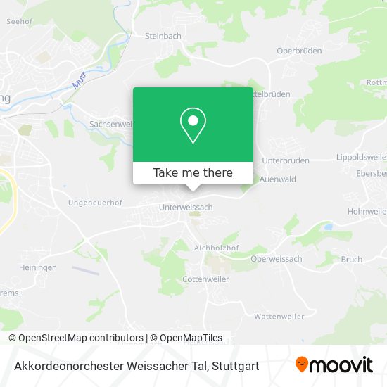 Akkordeonorchester Weissacher Tal map