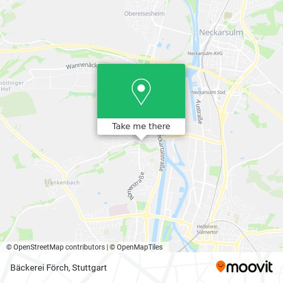 Bäckerei Förch map