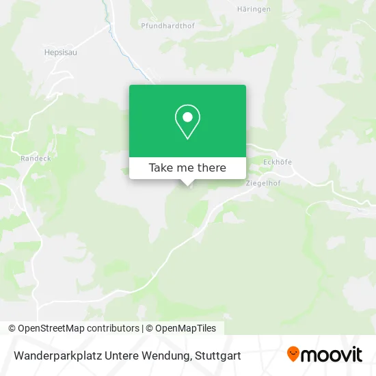 Карта Wanderparkplatz Untere Wendung