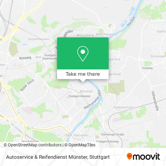 Карта Autoservice & Reifendienst Münster