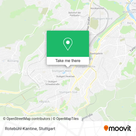 Карта Rotebühl-Kantine