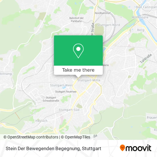 Карта Stein Der Bewegenden Begegnung