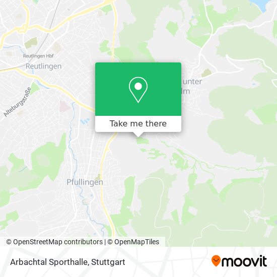 Arbachtal Sporthalle map