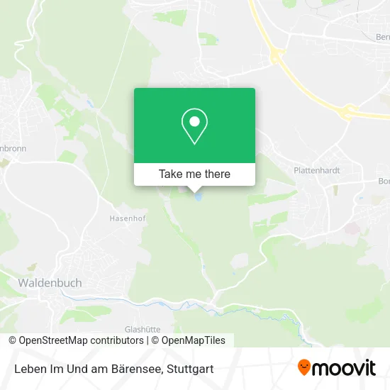 Карта Leben Im Und am Bärensee