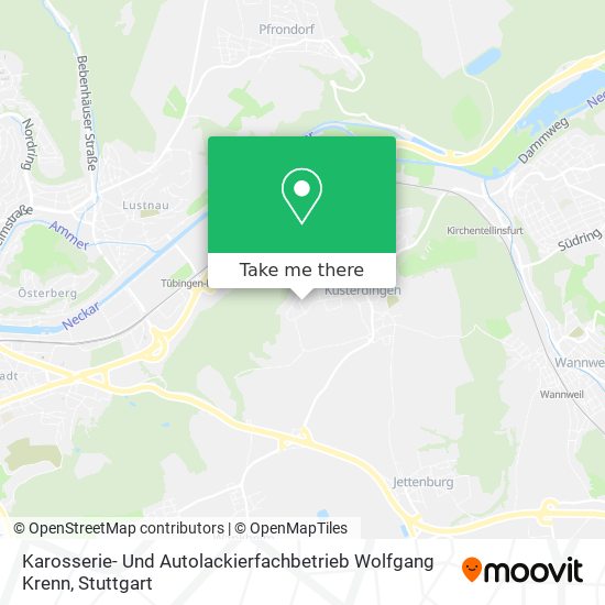 Karosserie- Und Autolackierfachbetrieb Wolfgang Krenn map