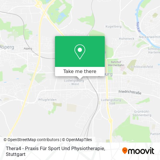 Thera4 - Praxis Für Sport Und Physiotherapie map