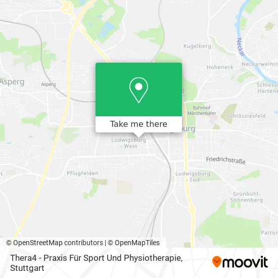 Карта Thera4 - Praxis Für Sport Und Physiotherapie