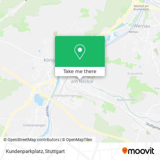 Kundenparkplatz map