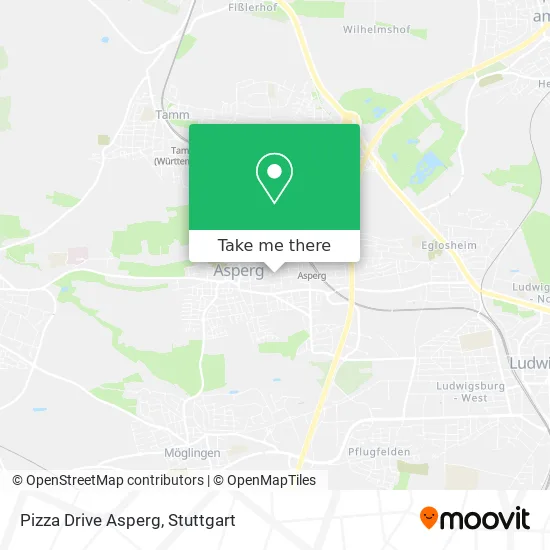 Карта Pizza Drive Asperg