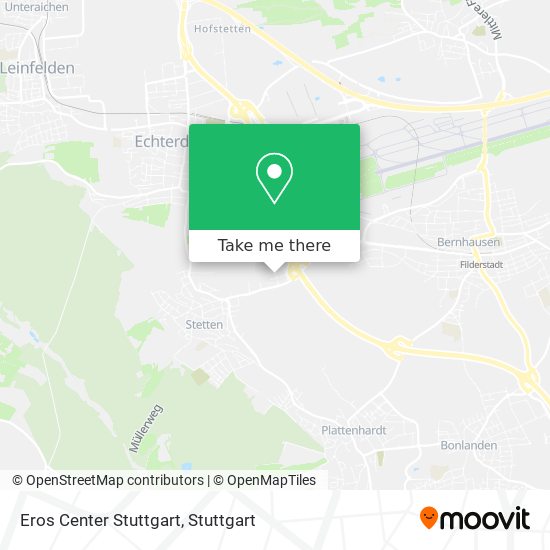 Карта Eros Center Stuttgart