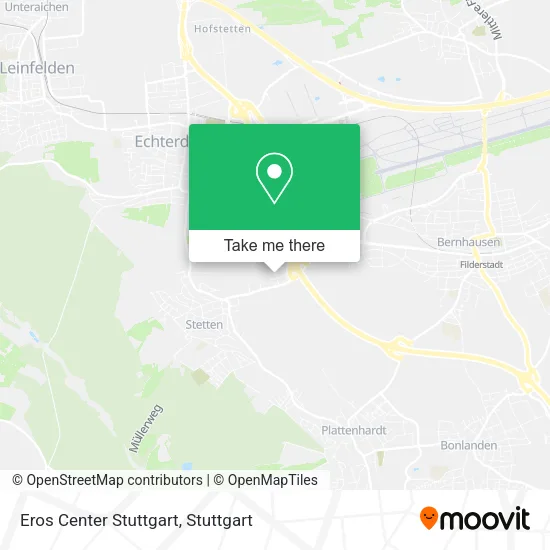 Карта Eros Center Stuttgart