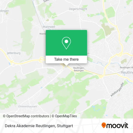Карта Dekra Akademie Reutlingen