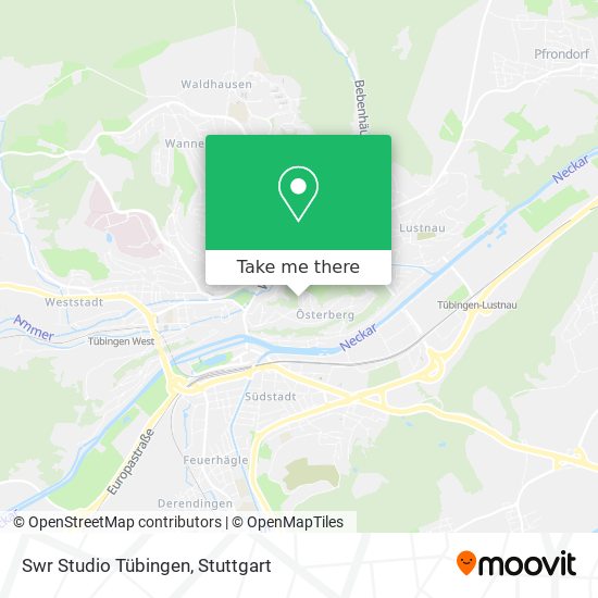 Swr Studio Tübingen map