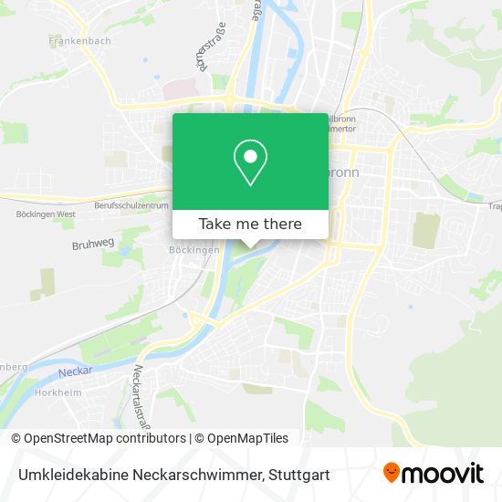 Umkleidekabine Neckarschwimmer map