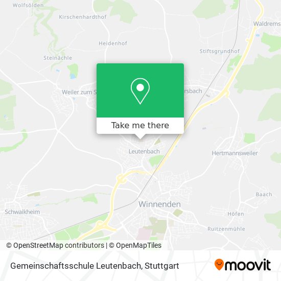 Gemeinschaftsschule Leutenbach map