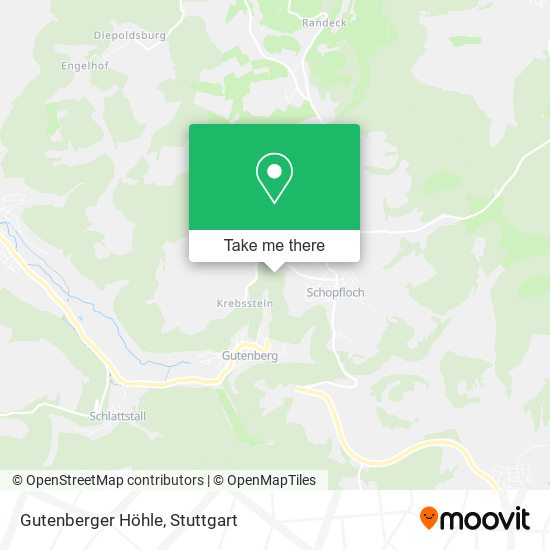 Gutenberger Höhle map