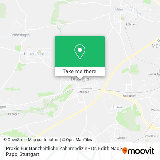 Praxis Für Ganzheitliche Zahnmedizin - Dr. Edith Nadj-Papp map