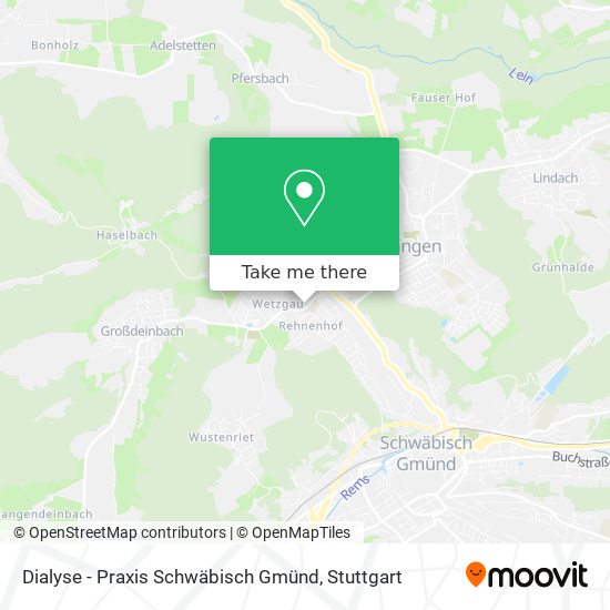 Dialyse - Praxis Schwäbisch Gmünd map