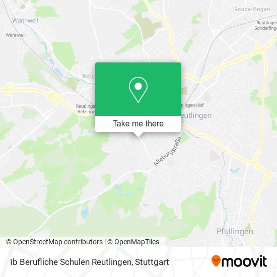 Карта Ib Berufliche Schulen Reutlingen
