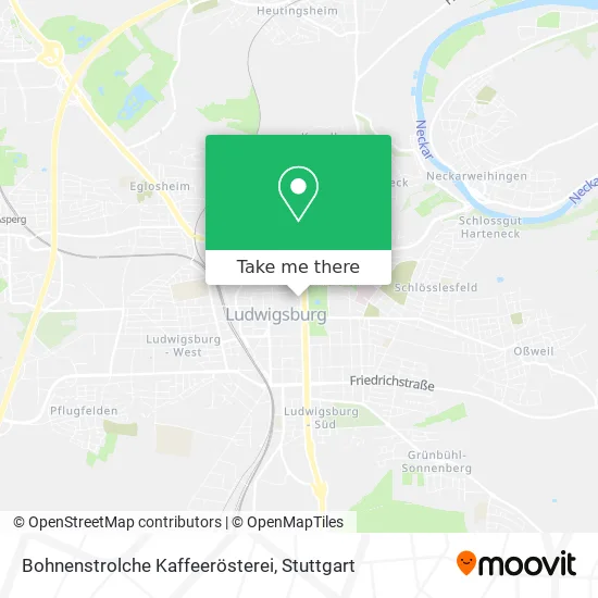 Карта Bohnenstrolche Kaffeerösterei