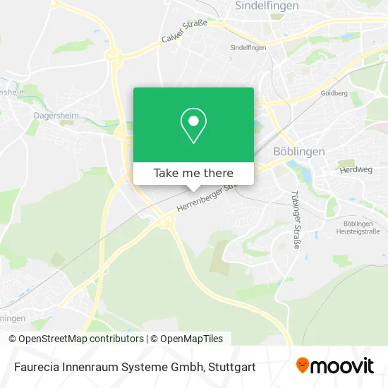 Карта Faurecia Innenraum Systeme Gmbh